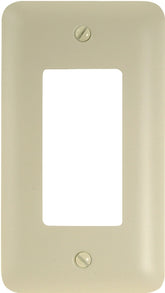Amerelle 935RAL Wallplate, 5 in L, 2-13/16 in W, 1 -Gang, Steel, Light Almond